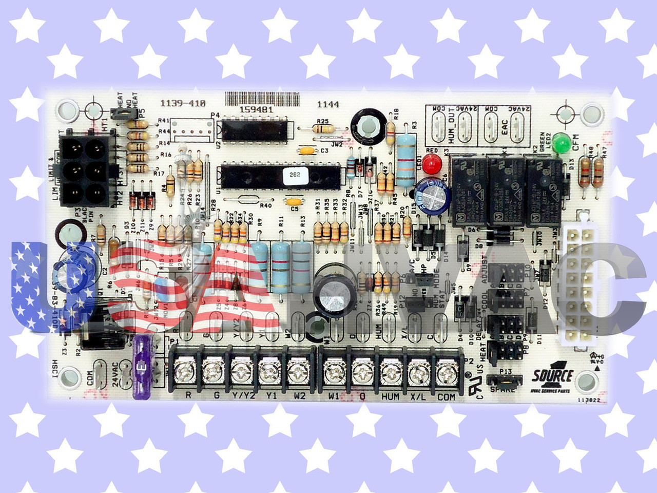 Source1 OEM Furnace Control Board - Replacement For York, Coleman, Luxaire, Robertshaw HS780 34NR-306A